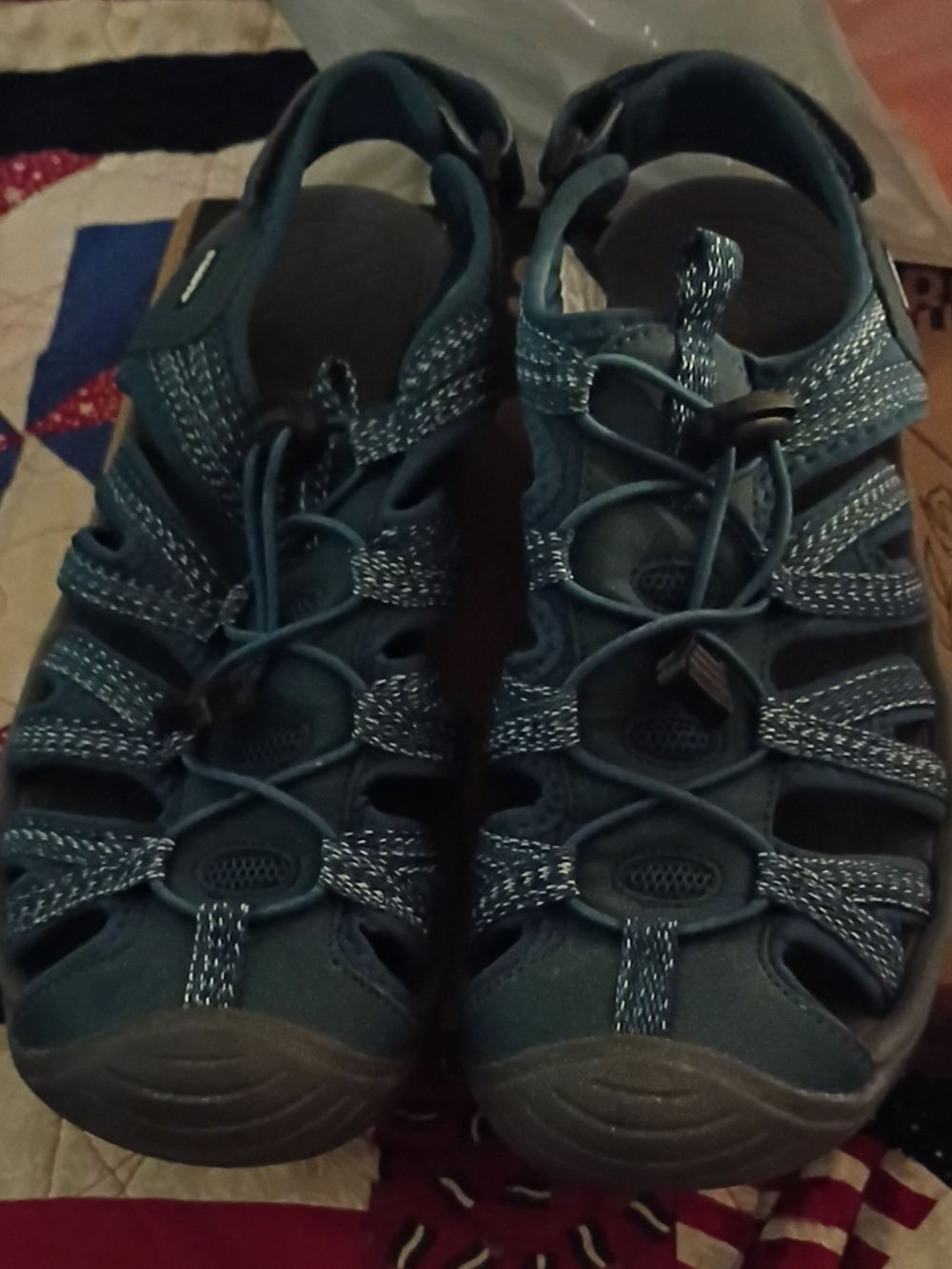 Dannto Blue Women's Sandals